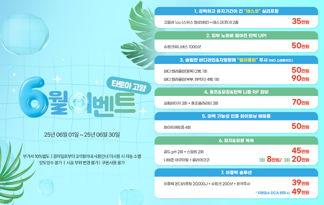 타토아 6월 이벤트