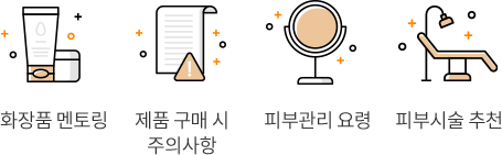 화장품 멘토링, 제품 구매 시 주의사항, 피부관리 요령, 피부시술 추천